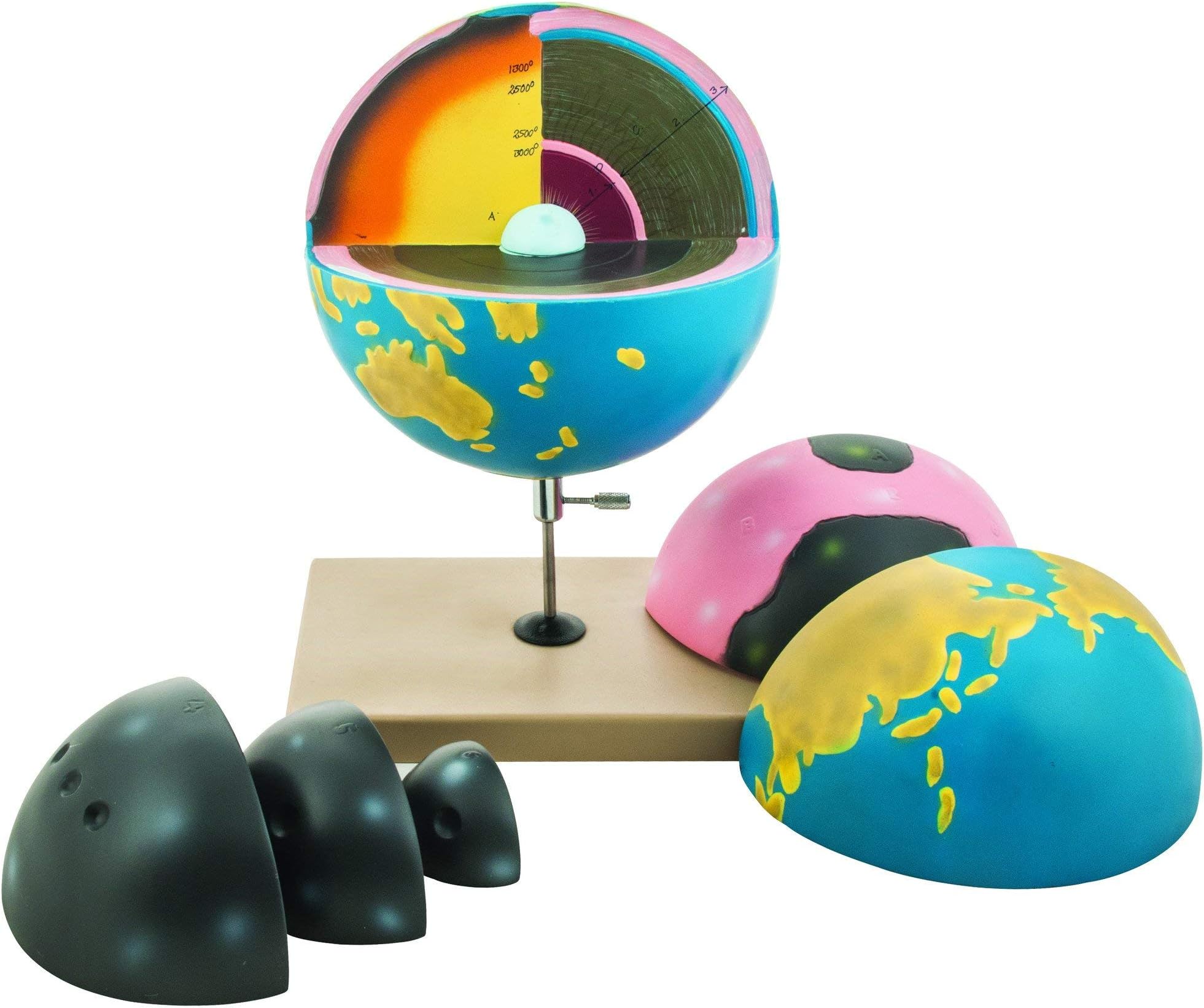 Labs 7 Piece Globe Model Earth - Cross Sectional