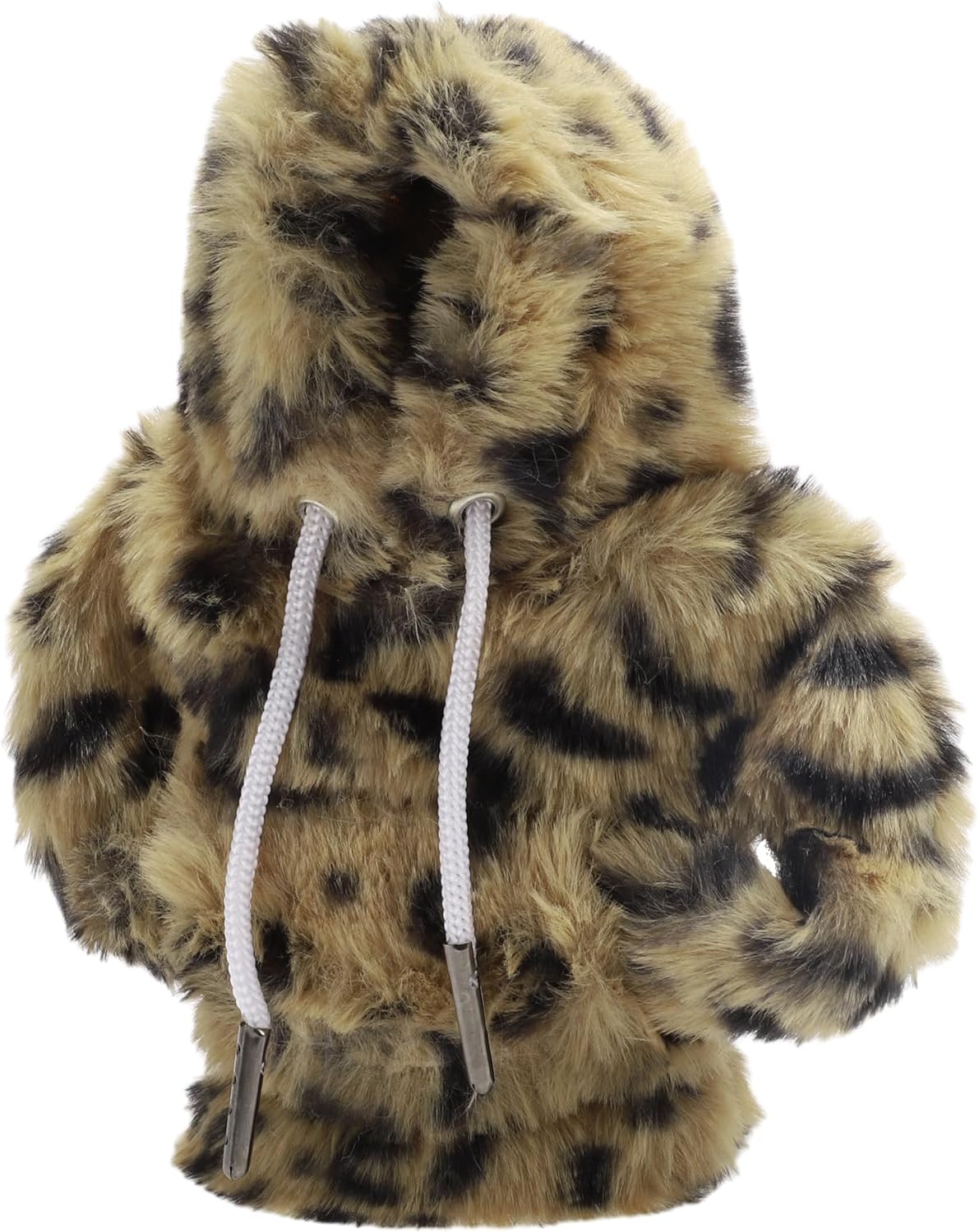 Common Shift Knob Cowl Plush Fashion Sample Gearstick Hoodie Shifter Lever Knob Hoodie for Automobile RV Truck SUV Material Black Brown