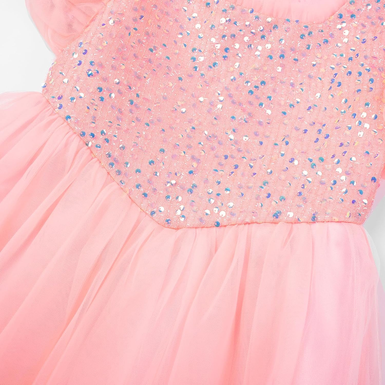 JerrisApparel Girls Princess Puffy Tulle Dress Wedding Pageant Party Prom Formal Ball Gown - Image 7