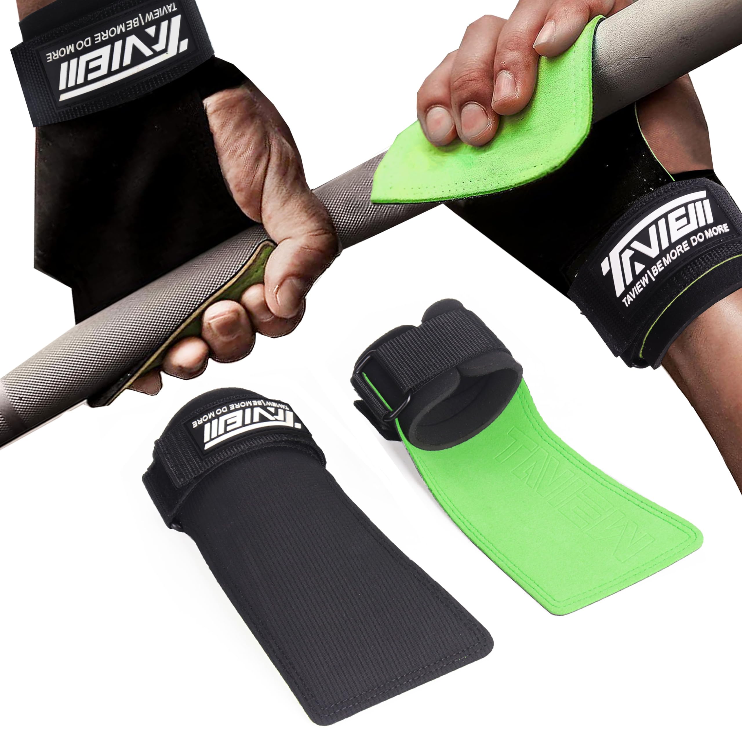 Weight Lifting Wrist Straps With Hand Grips Pull Up Grips