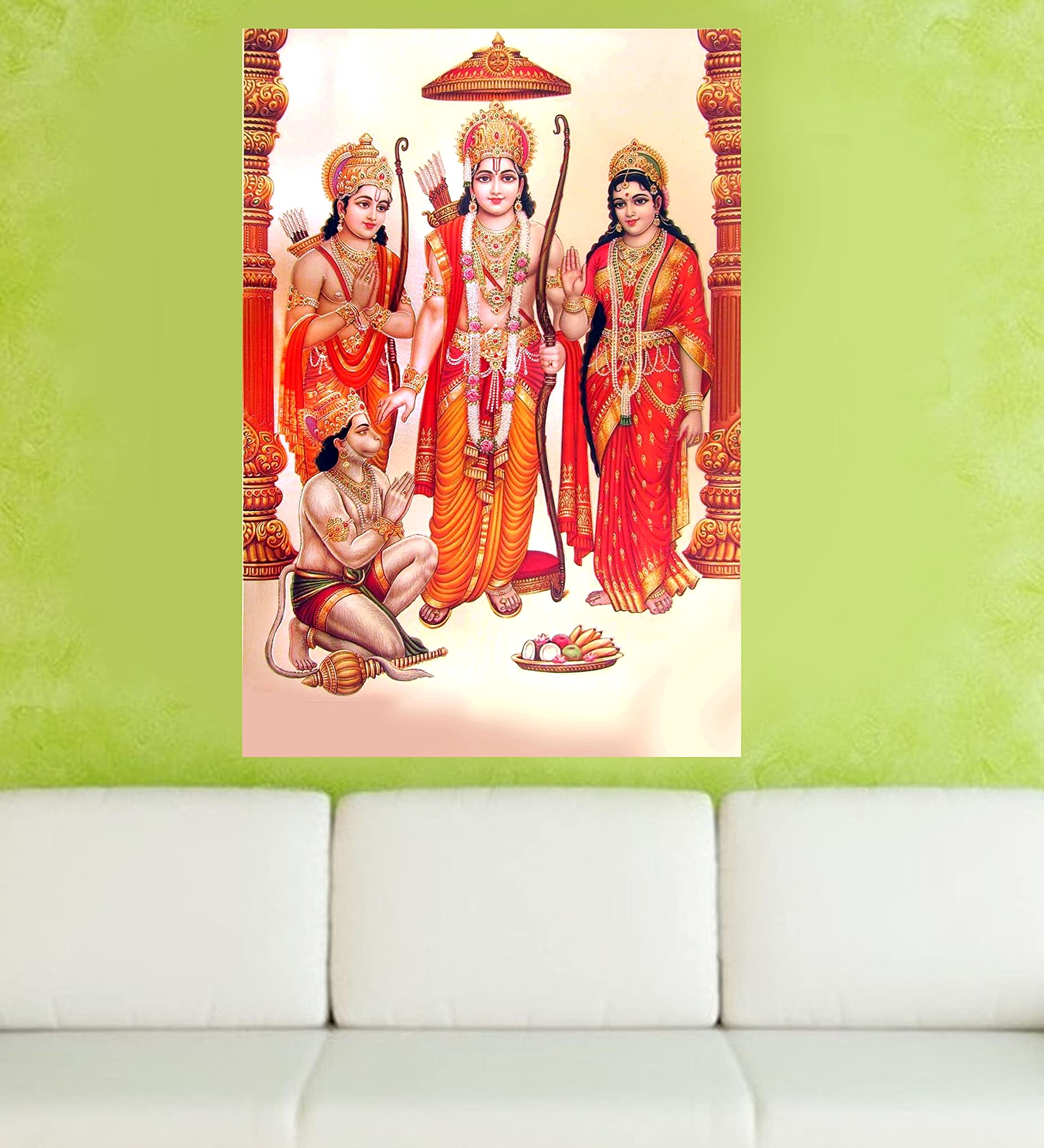 Buy pot Lord Rama Shree Ram Darbar Ram, Laxman, Janki (Sitaji) and