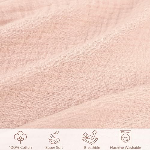 Miniatura 2 de SWESEN Funda de almohada de lactancia, funda extraíble suave para almohadas de lactancia, funda de almohada para bebés niños y niñas, cómoda y