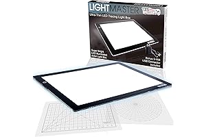 Lightmaster Plano Professional A3 LED Light Box Pad – 12"x17" Ultra-Thin Dimmable Lightbox