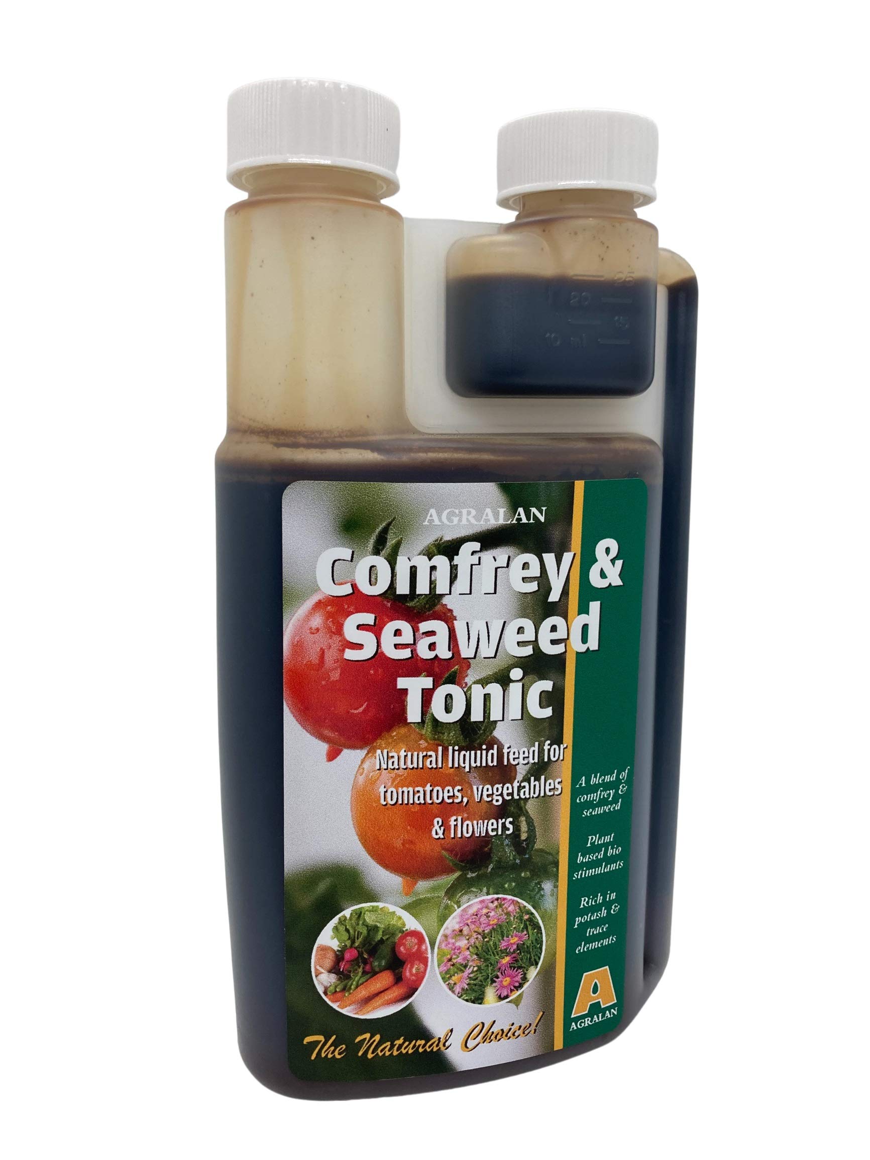 Agralan Comfrey and Seaweed Tonic Concentrate 500ml (Makes 20 litres), Clear