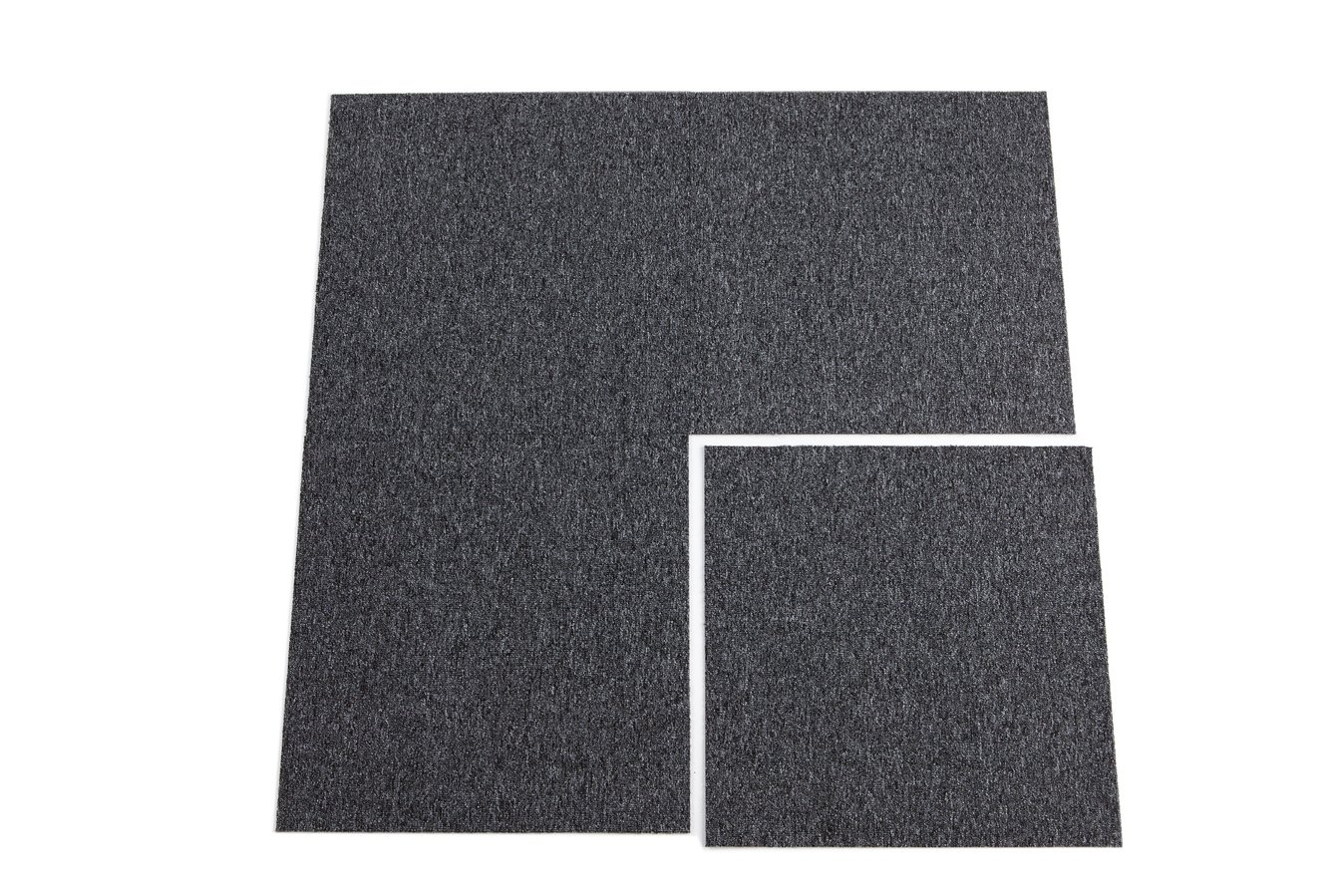 Buy Carpet Tiles 5 SQM 20 Tiles in Choice of 5 Colours (Dark Grey