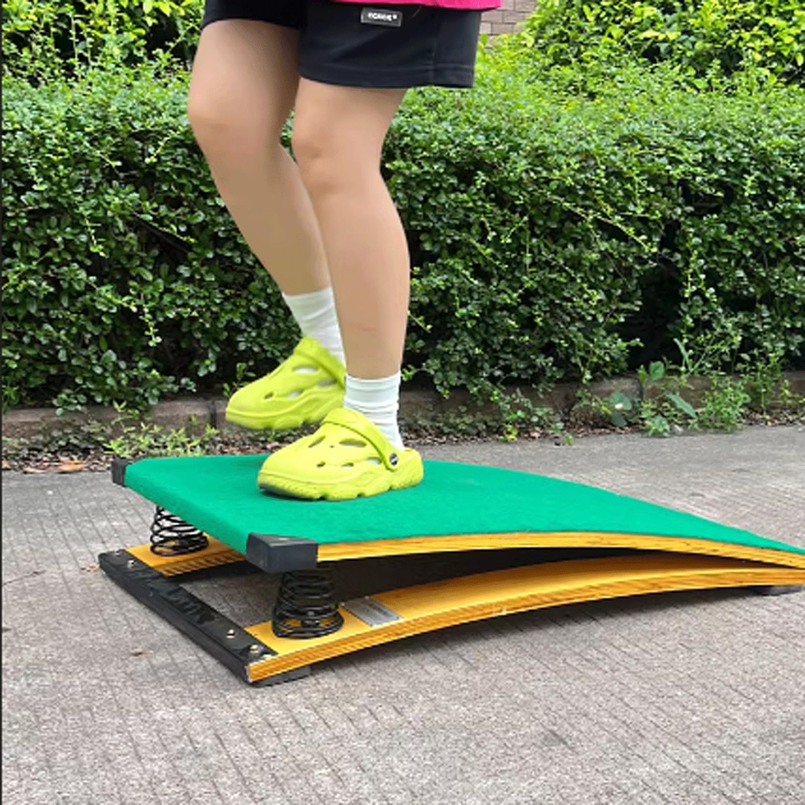 Equipo de Entrenamiento Deportivo, trampolín Gimnasia Madera Dura, Salto Pesado, Curvo ，Trampolín de Gimnasia(50 * 80 * 20cm)