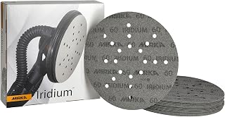 Mirka Schleifpapier Iridium Ø 225 mm Klett Korn 60 25 Stück