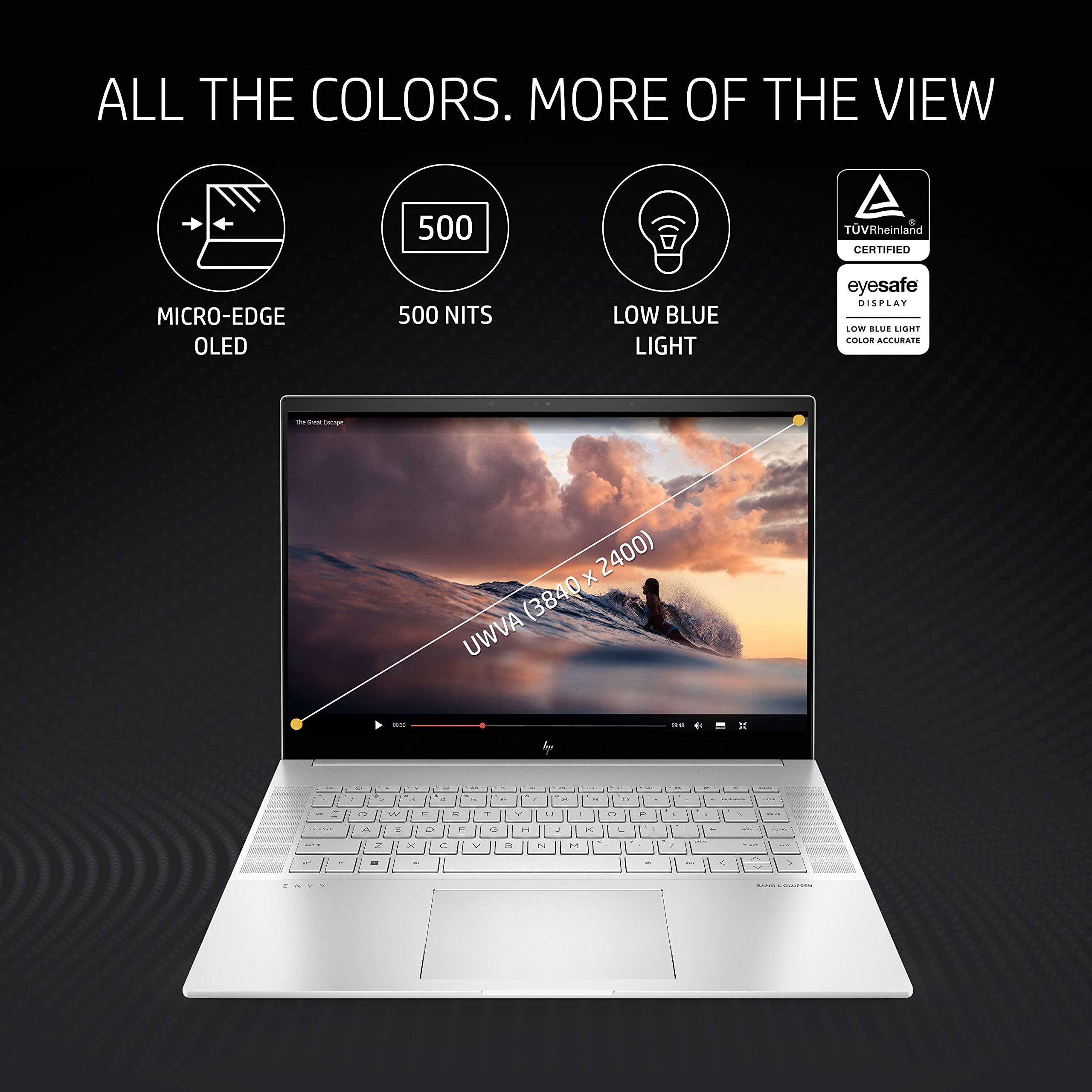 HP Envy 12th Gen Intel Core i9-16 inch(40.6cm) UHD+OLED Multi