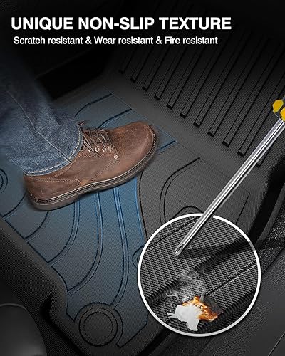 Vista 74 de Powerty Alfombras resistentes para BMW X3 2018 a 2024 y BMW X4 2019 a 2024, a medida para accesorios de X3 y X4, de elastómero termoplástico 3D