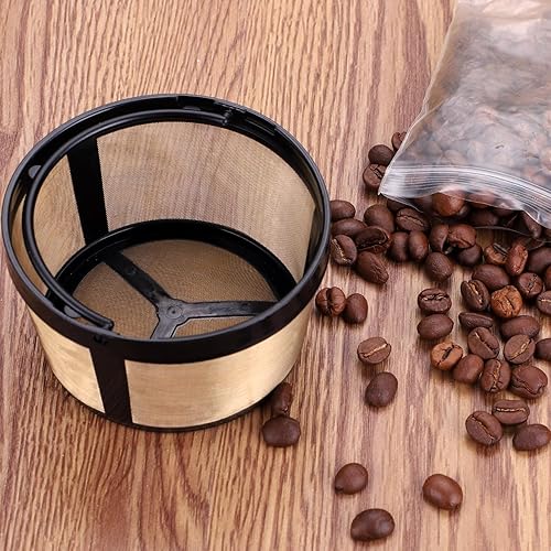 Miniatura 7 de Filtro de café reutilizable, se adapta a Mr. Coffee Maker 4 tazas de café pequeños filtros (1 unidad)