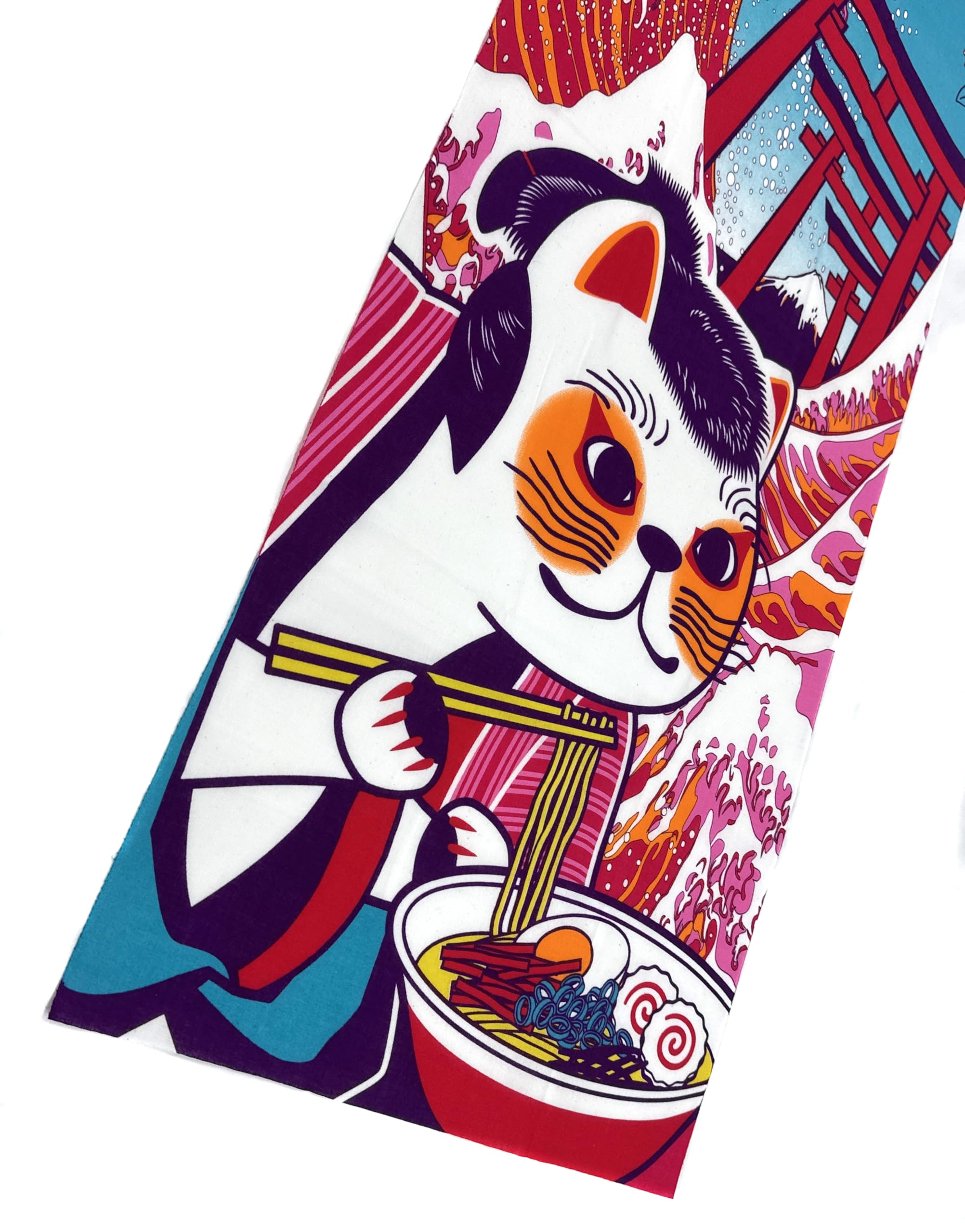 Amazon.co.jp: YAGISEI: 捺染てぬぐい 福猫シリーズ