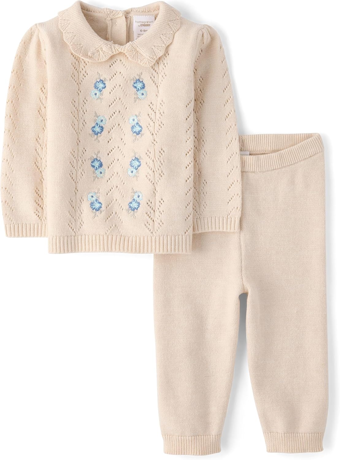 Gymboree Baby Girls' And Newborn Long Sleeve Sweater and Pants 2-piece Outfit Set