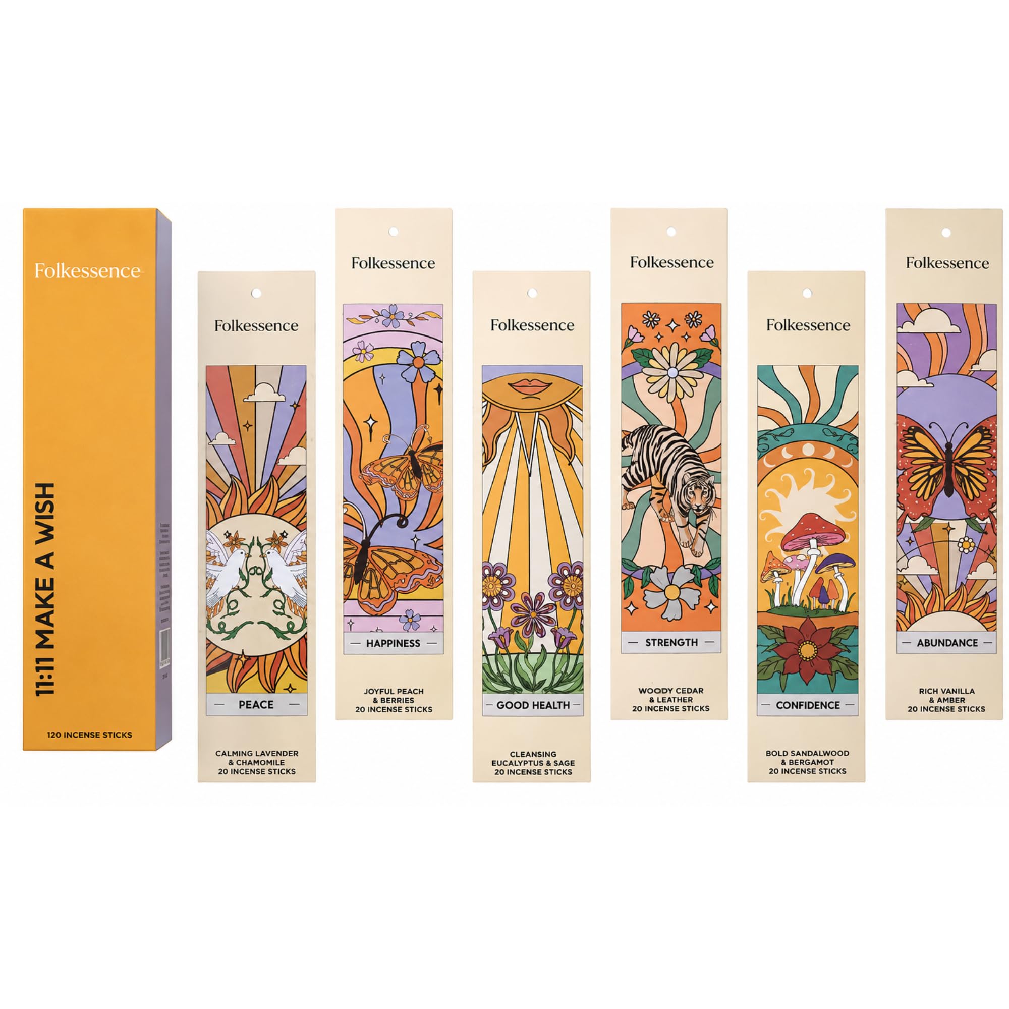 Folkulture Incense Sticks (120 Sticks) | Set of 6 Premium Incense for Home, Aromatherapy, Relaxation | No Charcoal,Organic, Non Toxic, 45 Mins Long Burning | Vanilla, Amber Agarbatti Stick for Pooja-image-39