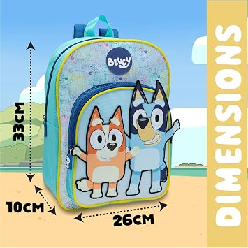 Bluey Kids Backpack Preschool Childrens Bag Boys & Girls