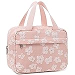 BTOOP Makeup Bag for Women Girls Cute Travel Cosmetic Tote Large Make Up Organizer Toiletry Bags Zipper Pouch Purse
