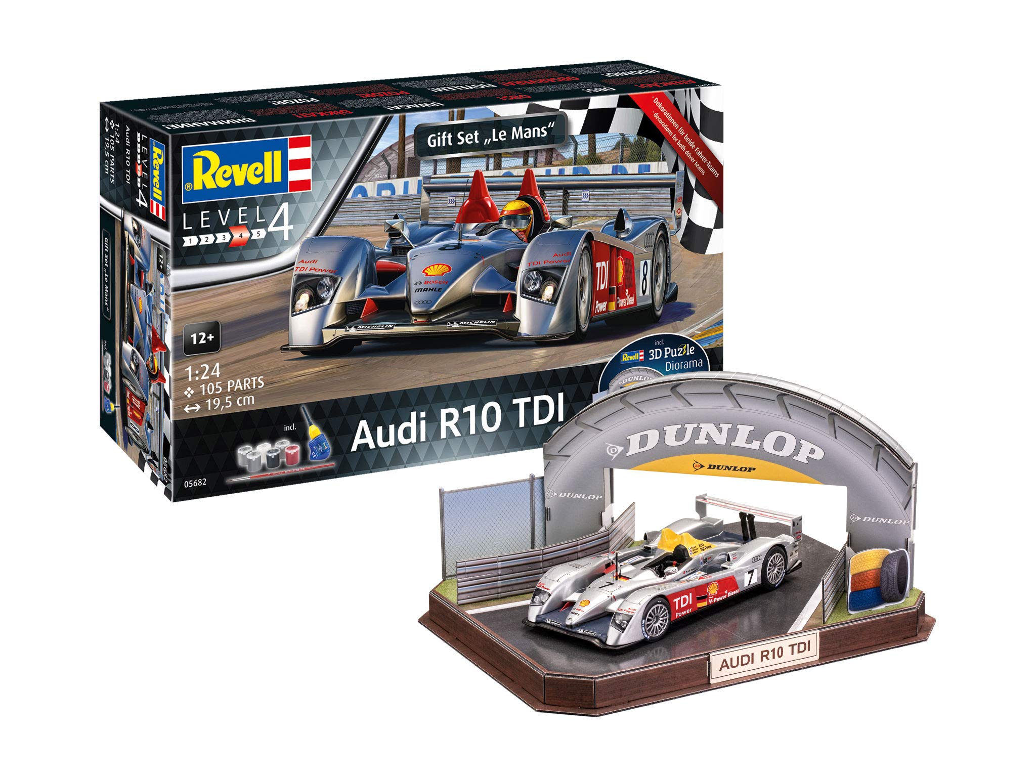 05682 Audi R10 TDI Le Mans + 3D Puzzle