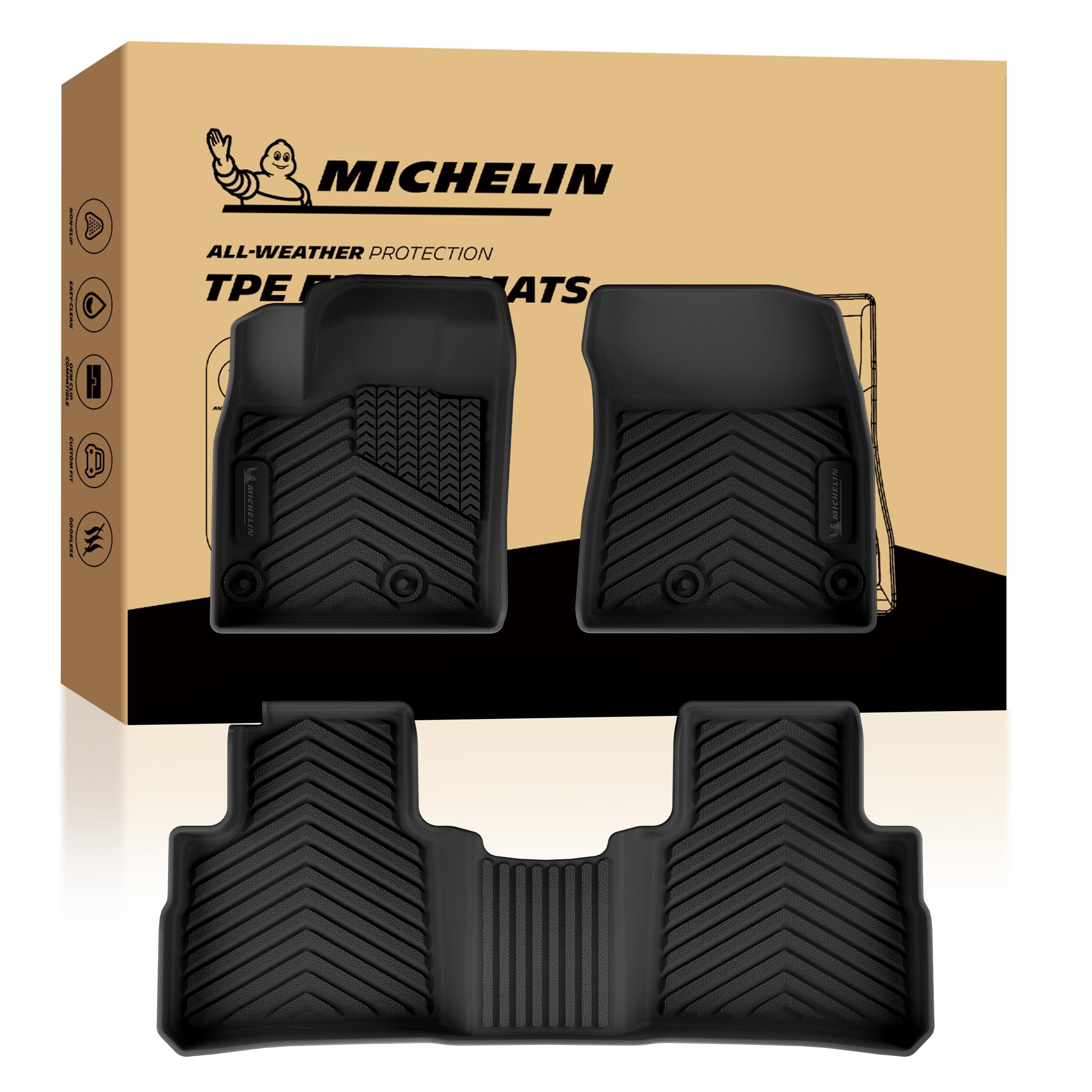 Michelin Vehicle Mats for 2021-2025 2026 Nissan Rogue, Not for Sport