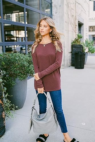 Miniatura 7 de Fashion Puzzle - Juego de 2 bolsas, bolso hobo de piel sintética extra grande con bolsa pequeña