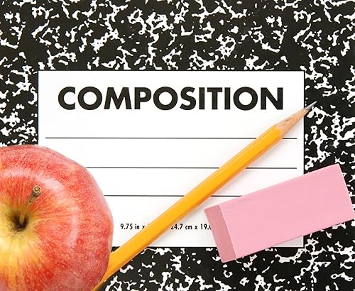 Miniatura 9 de Trail maker Paquete de 50 cuadernos de composición a granel con rayas universitarias, 200 páginas (100 hojas), 9-34 x 7-12 pulgadas, suministros