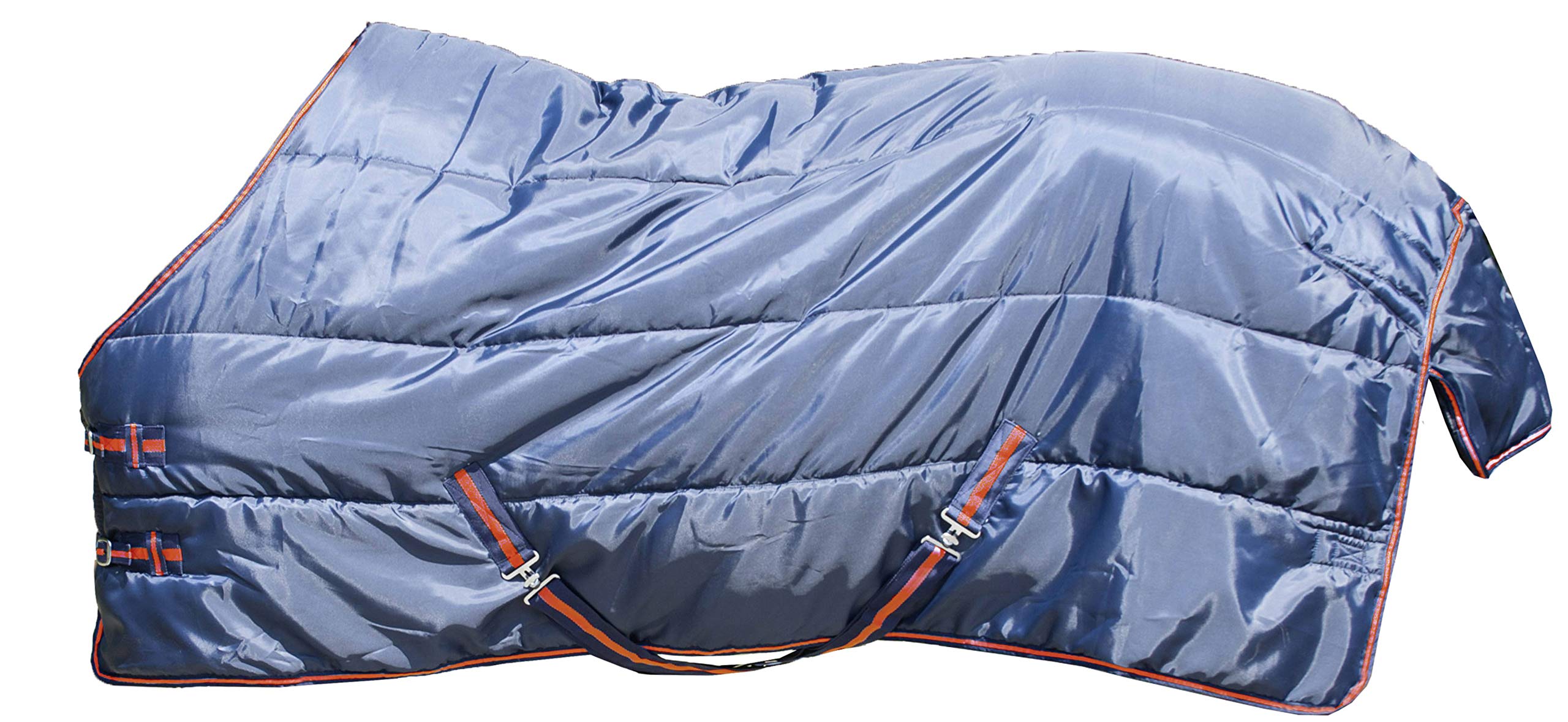 HKM 41026930.0095 Manta de Invierno 210D Nailon, Azul Oscuro/Rojo