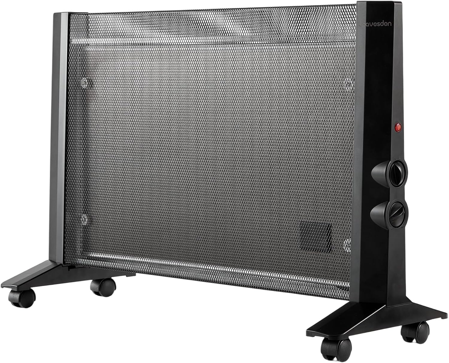 Calentador de espacio para uso en interiores, habitación grande, calentador eléctrico infrarrojo de 1500 W para dormitorio, oficina, protección