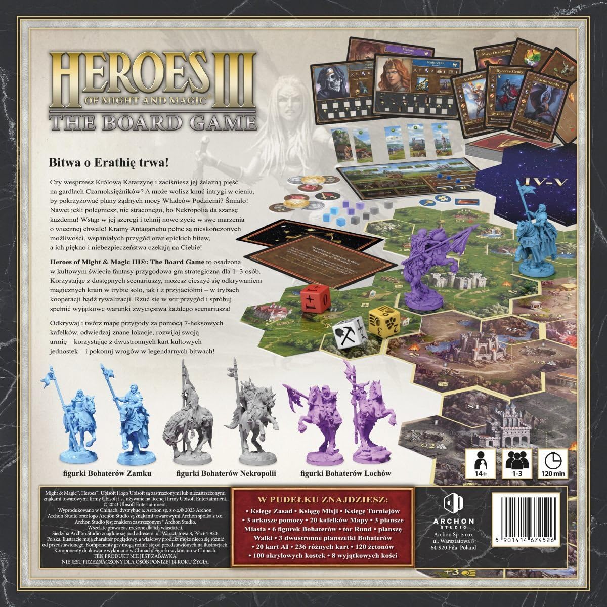 Archon Studio Gra planszowa Heroes of Might and Magic III