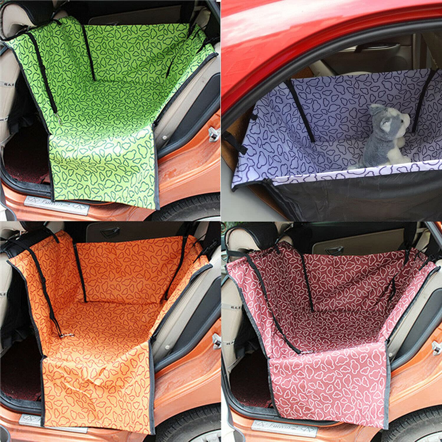 Baceyong funda de asiento de coche para perro gato SUV/camión protector forro alfombra Oxford impermeable