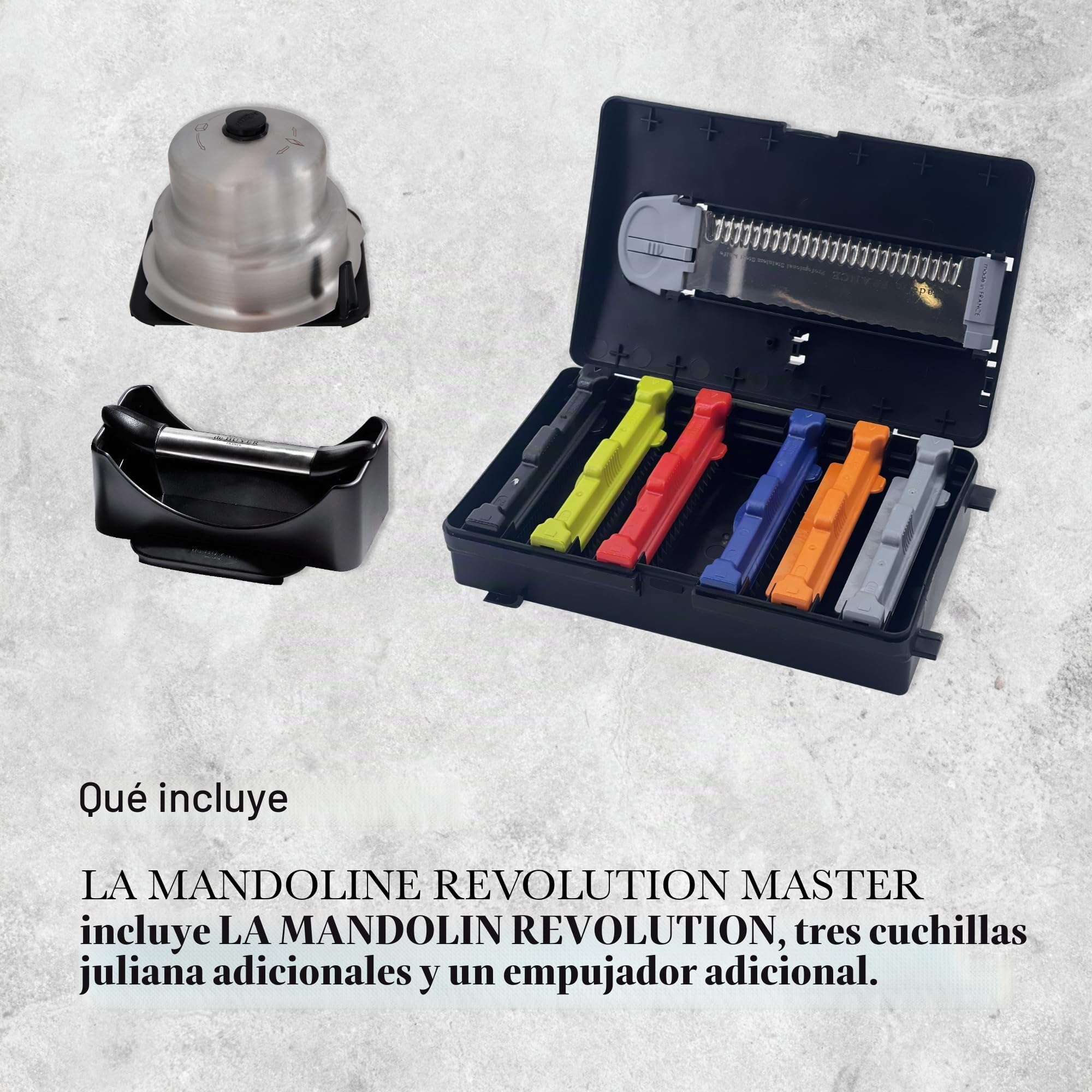 De Buyer, MANDOLINE REVOLUTION MASTER,39,5 x 19,5 x 14 cm-2012.41