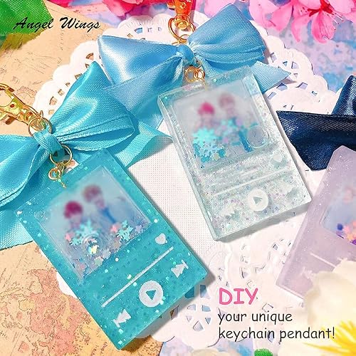 Miniatura 3 de Molde de resina brillante brillante para reproductor multimedia, llavero de epoxi, moldes de silicona, arcilla polimérica, fabricación de joyas,