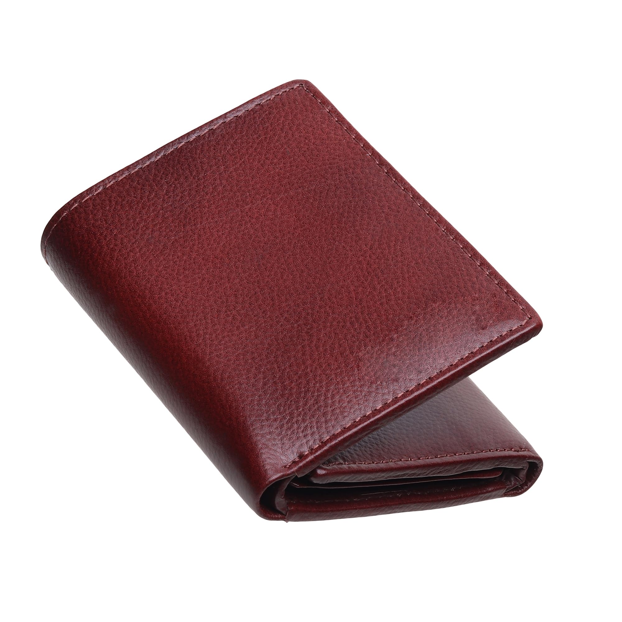 KM Wallets for Man, Wallet for Men Stylish Pure NDM Leather Branded, Certified RFID Protected 3 Fold Purse for Gents with 12 Card, Brown-image-47