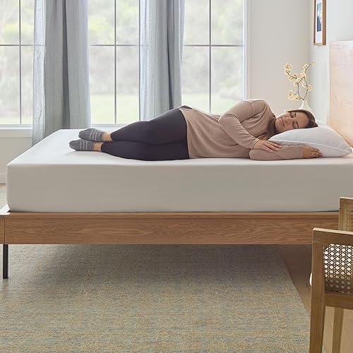 Miniatura 9 de Linenspa Colchón de espuma viscoelástica con infusión de gel de 10 pulgadas, tamaño King, felpa media, gel refrescante, colchón en una caja, colchón