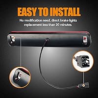 Vista 4 de Tercera luz de freno LED para 1988-1999 Chevy/GMC C1500 C2500 K1500 K2500 Silverado Blazer, conjunto de luces de freno traseras de montaje alto, luz