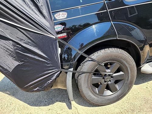 Miniatura 6 de Toldo para puerta trasera para automóvil, camping, viajes por carretera, esenciales, tamaño mediano a completo, SUV, camioneta, impermeable, 118.110