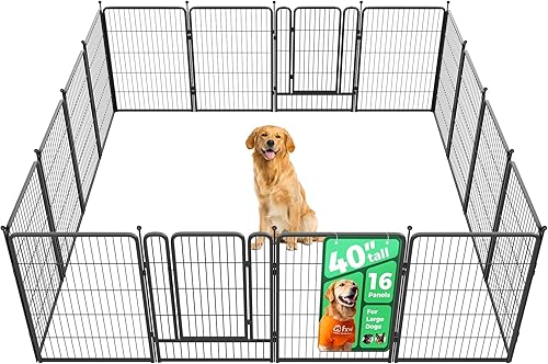 Miniatura 9 de FXW Rollick - Corralito para perros para patio, campamento con casa rodante, patentado, 50 pulgadas, 2 paneles