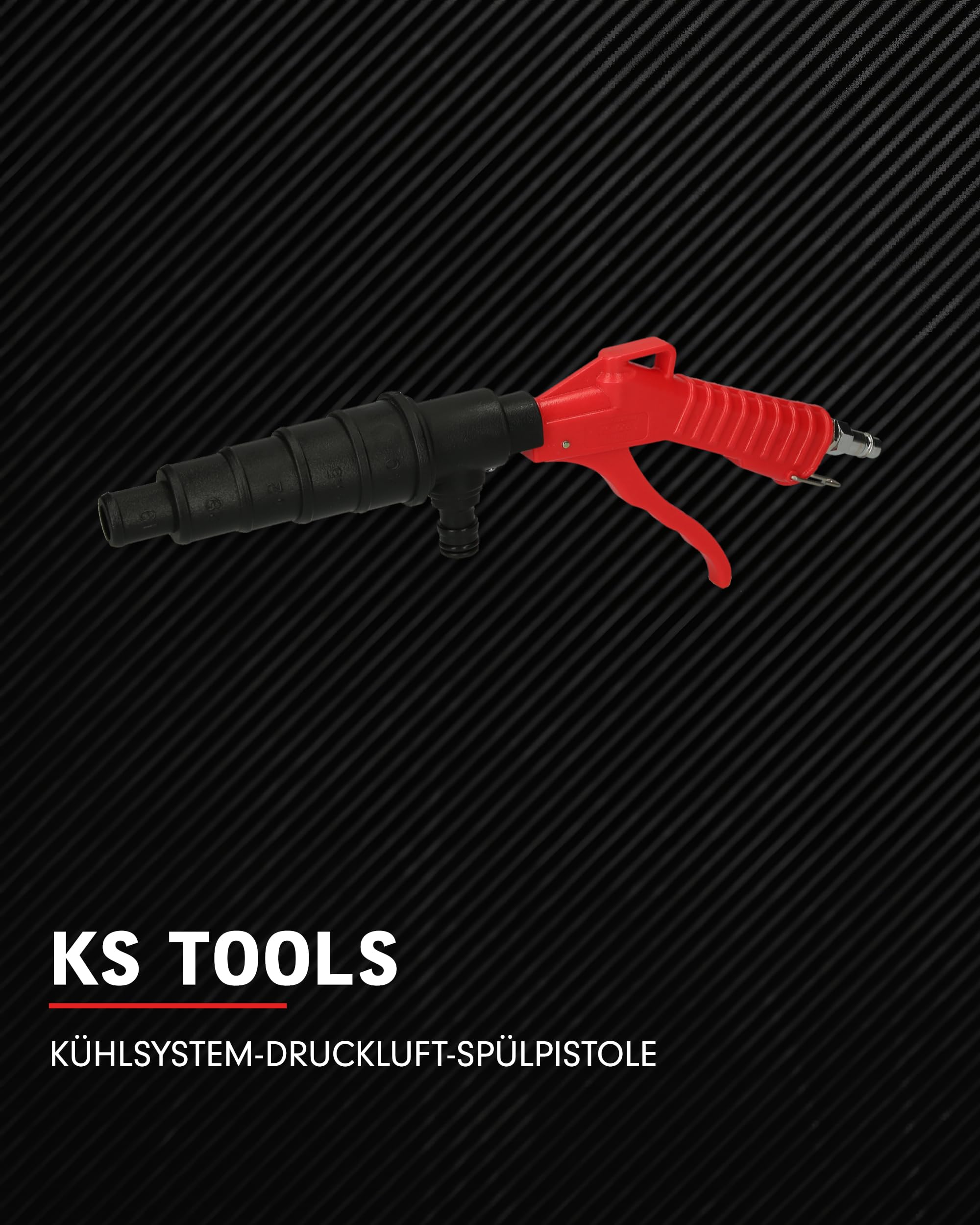 KS Tools 515.1216 Pistolet pneumatyczny płuczący do układu chłodzenia