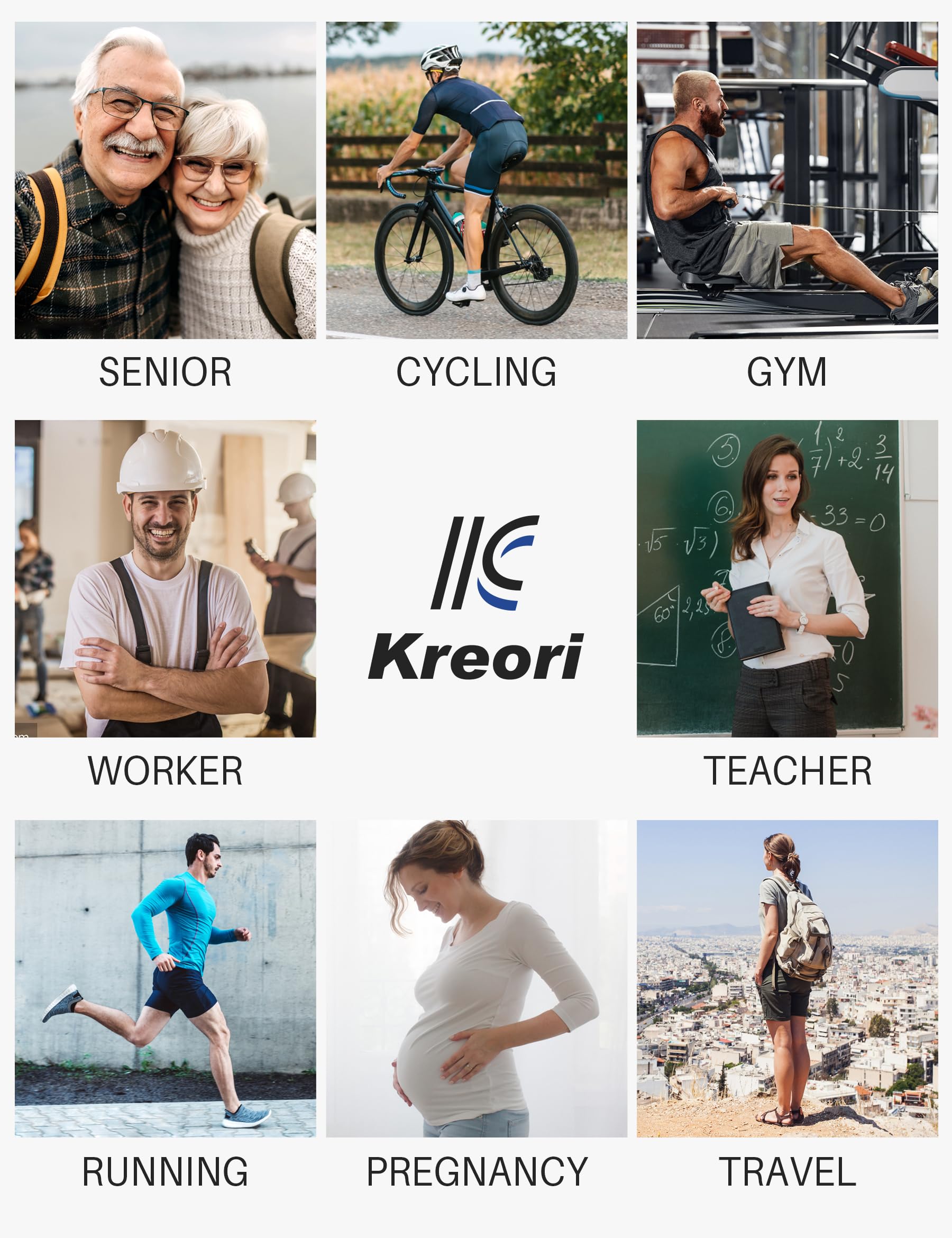 Bas de compression pour femmes et hommes, bas de thrombose, chaussettes de compression pour le sport, l'avion, la course, les voyages, le cyclisme, la grossesse, l'infirmière 15-20 mmHg
