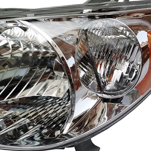 Miniatura 6 de CNCEST Faro delantero para Pontiac Vibe Wagon 2005-2008, pasajero derecho y lado izquierdo del conductor, par de faros delanteros, 88973539,