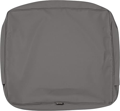 Miniatura 17 de Classic Accessories, Montlake - Cojín de respaldo de 19 x 20 x 4 pulgadas resistente al agua para patio y exteriores, cojín para sofá de dos