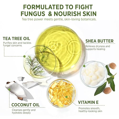 Miniatura 10 de Roycederm Jabón antibacteriano antifúngico del árbol del té Tratamiento antibacteriano antifúngico para el acné facial y corporal, pie de atleta,