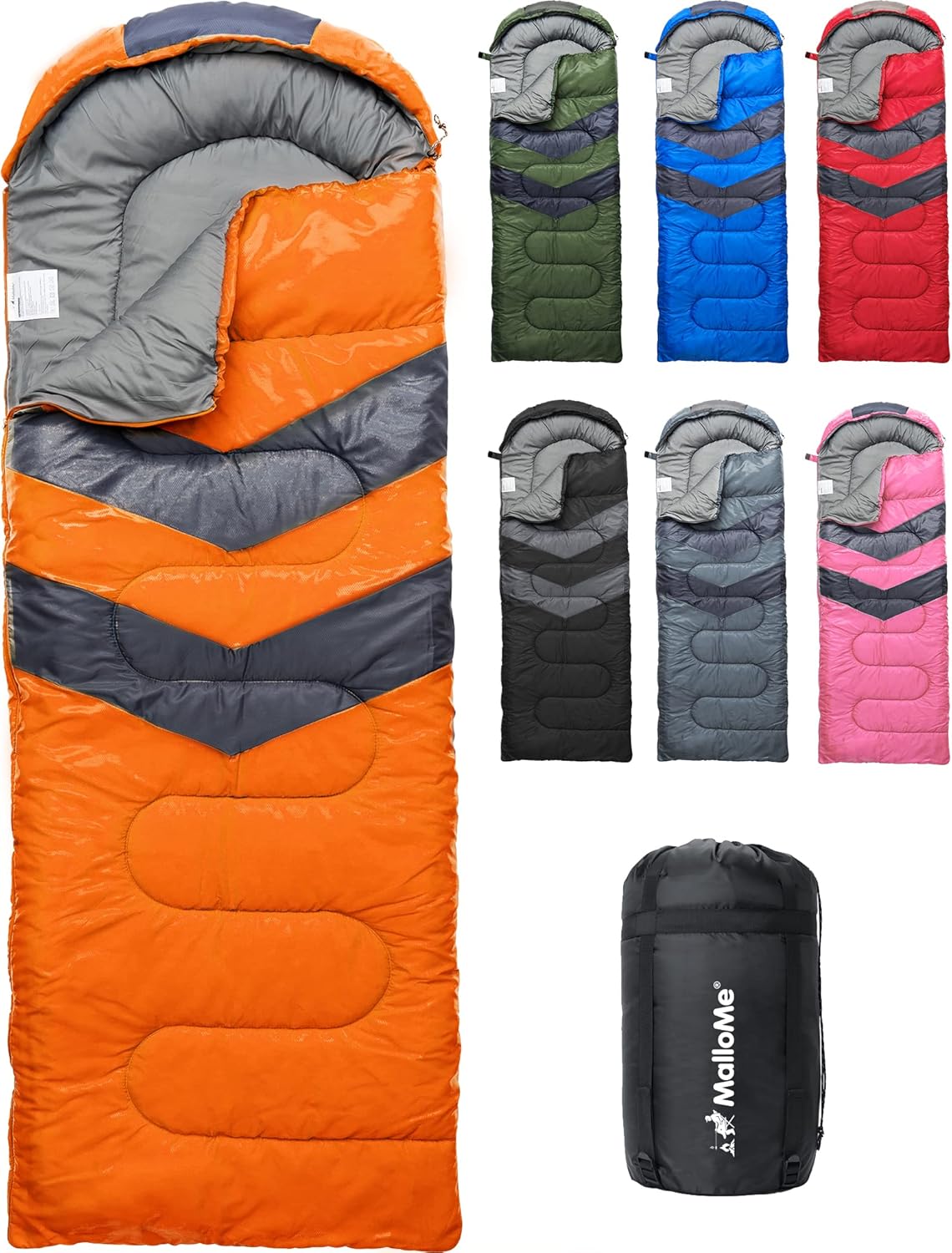 MalloMe Adult & Kids Sleeping Bags – Lightweight Outdoor Gear