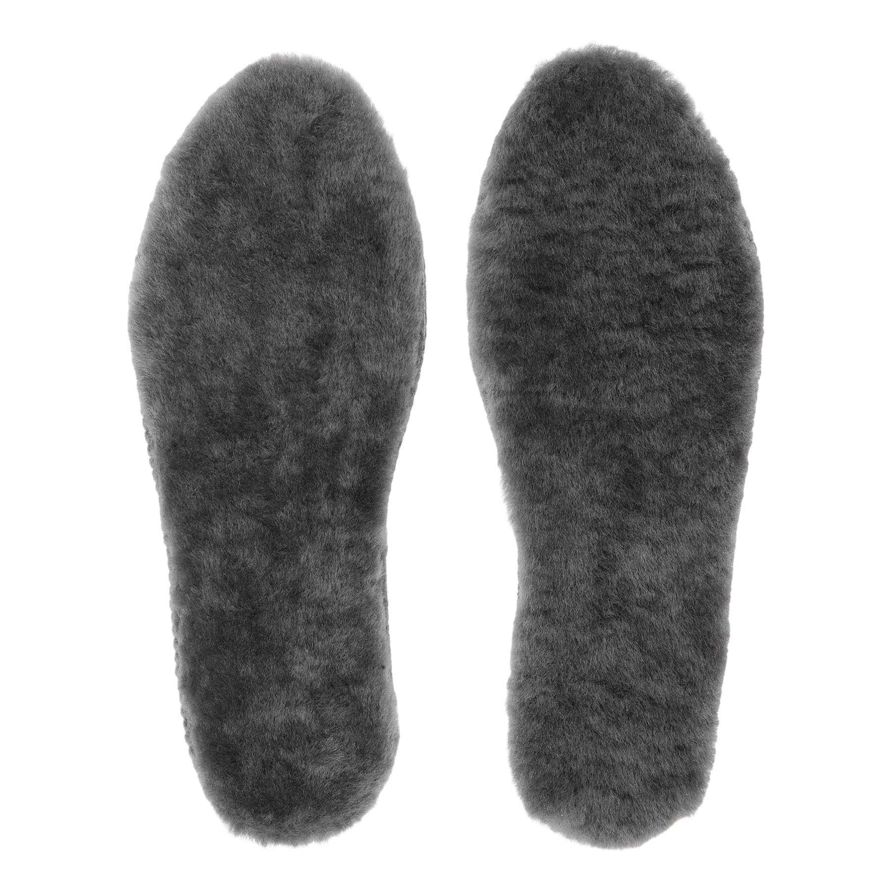 riemot Women's Genuine Sheepskin Insoles,Thick Wool Fleece,Grey EU41/US10