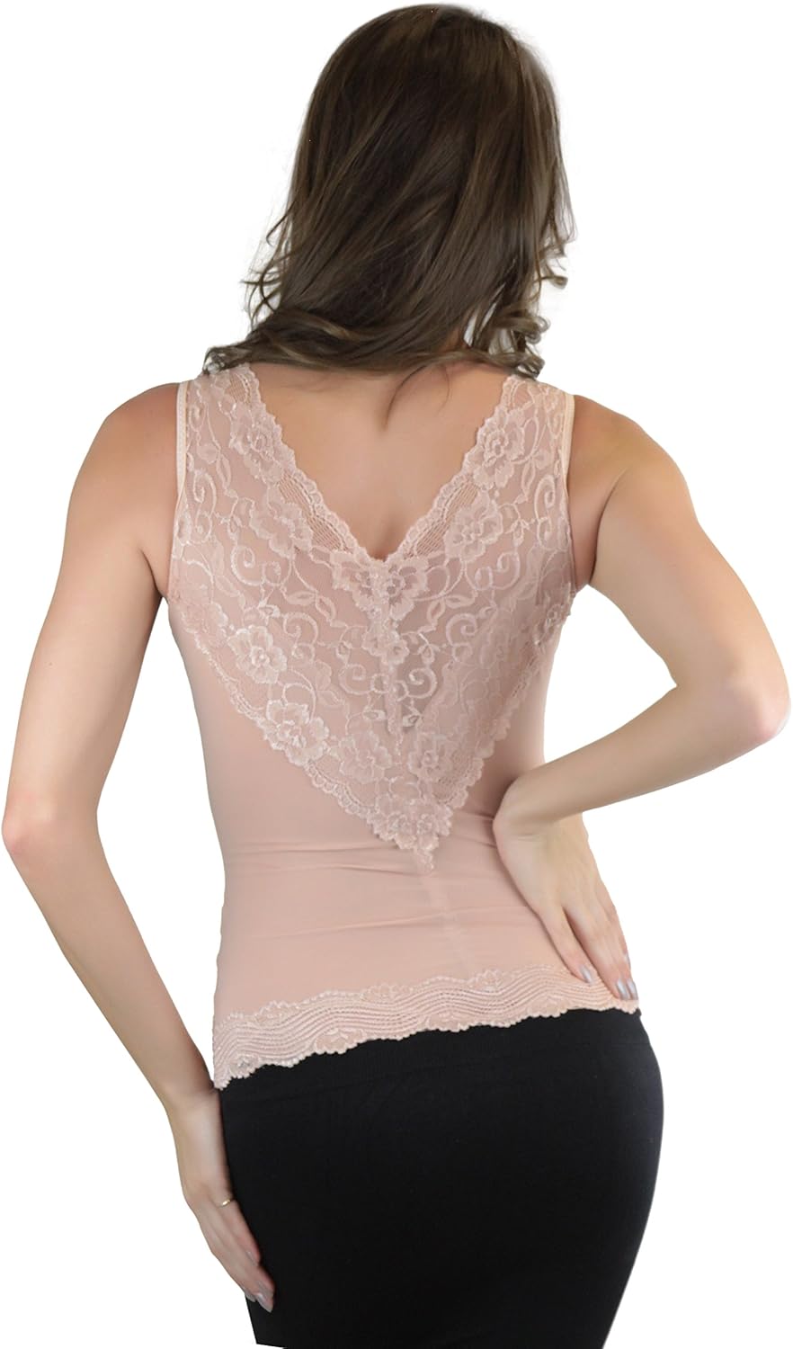 ToBeInStyle Women's Lace Top Shapewear Camisole