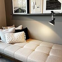Vista 6 de Clamp Light, Super Bright Clip Lamp for Book Reading in Bed Headboard Light, Easy to Attach Illumination Powerful Small Compact Clamp Lamp Black