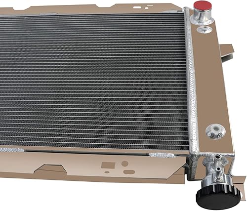 Miniatura 6 de ALLOYWORKS Radiador de aluminio de 3 filas para Ford F-150 F-250 F-350 F150 F250 F 350 Bronco 5.0L 5.8L 7.5L V8 Radiadores de flujo cruzado de