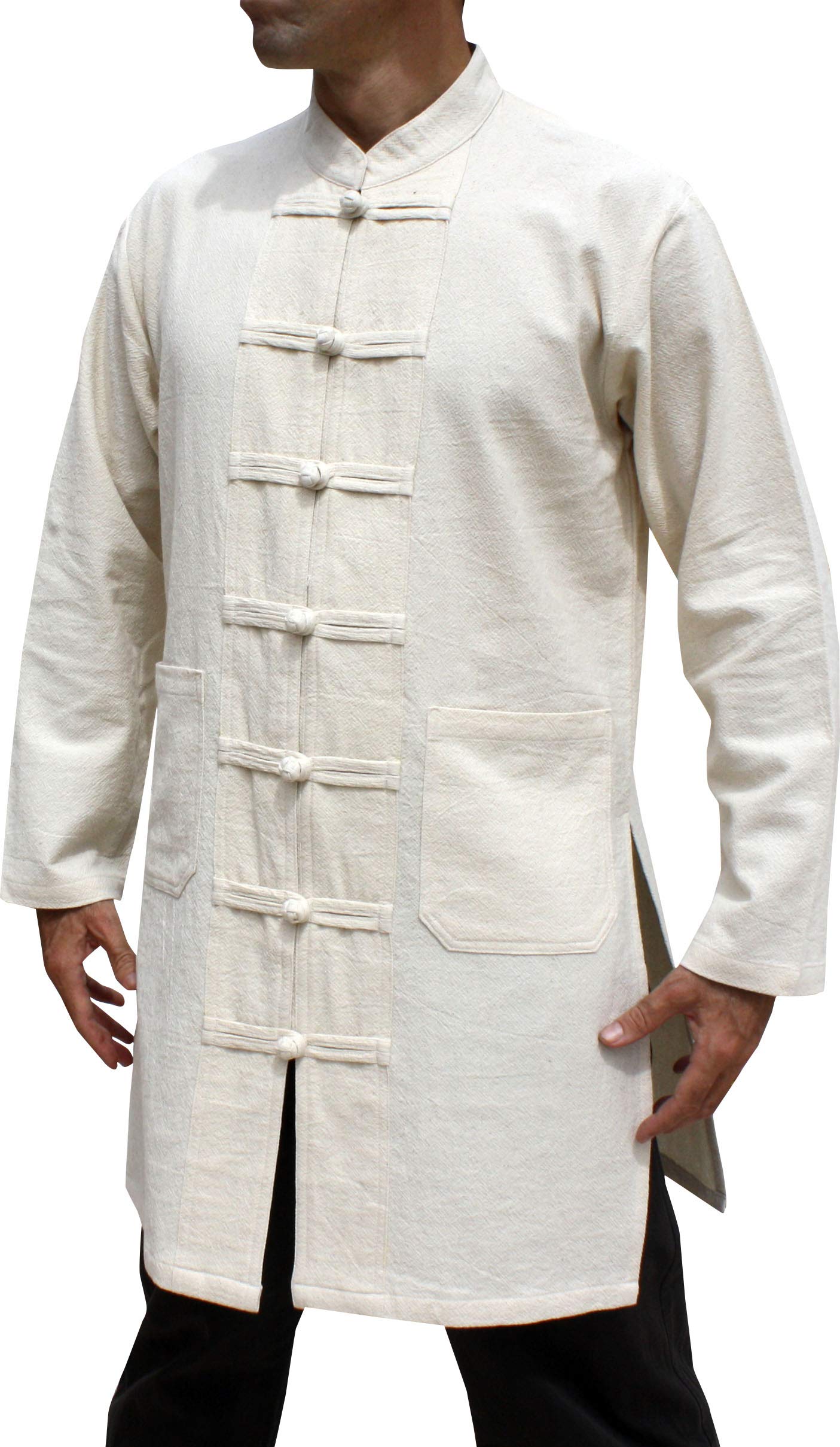 RaanPahMuangKung Fu Tai Chi Mandarin Renaissance Costume Cotton Jacket Shirt