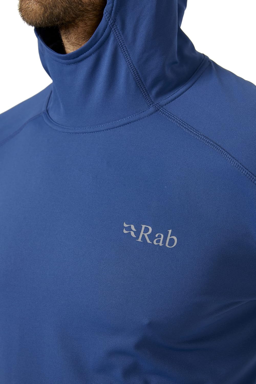 Rab Men's Force Hoody - Lightweight Long-Sleeve Hooded Baselayer Shirt for Hiking, Climbing, & Trail Running