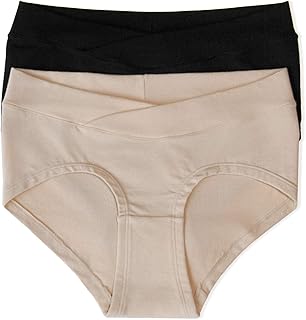 Kindred Bravely Bamboo Maternity Hipster Panties | 2 Pack Maternity Underwear Under The Bump
