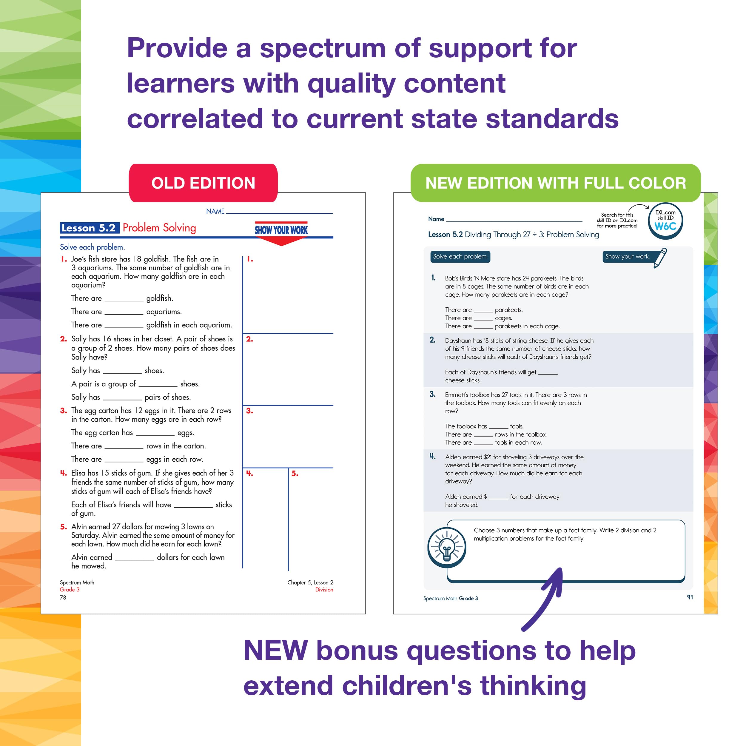 Spectrum Math, Grade 3