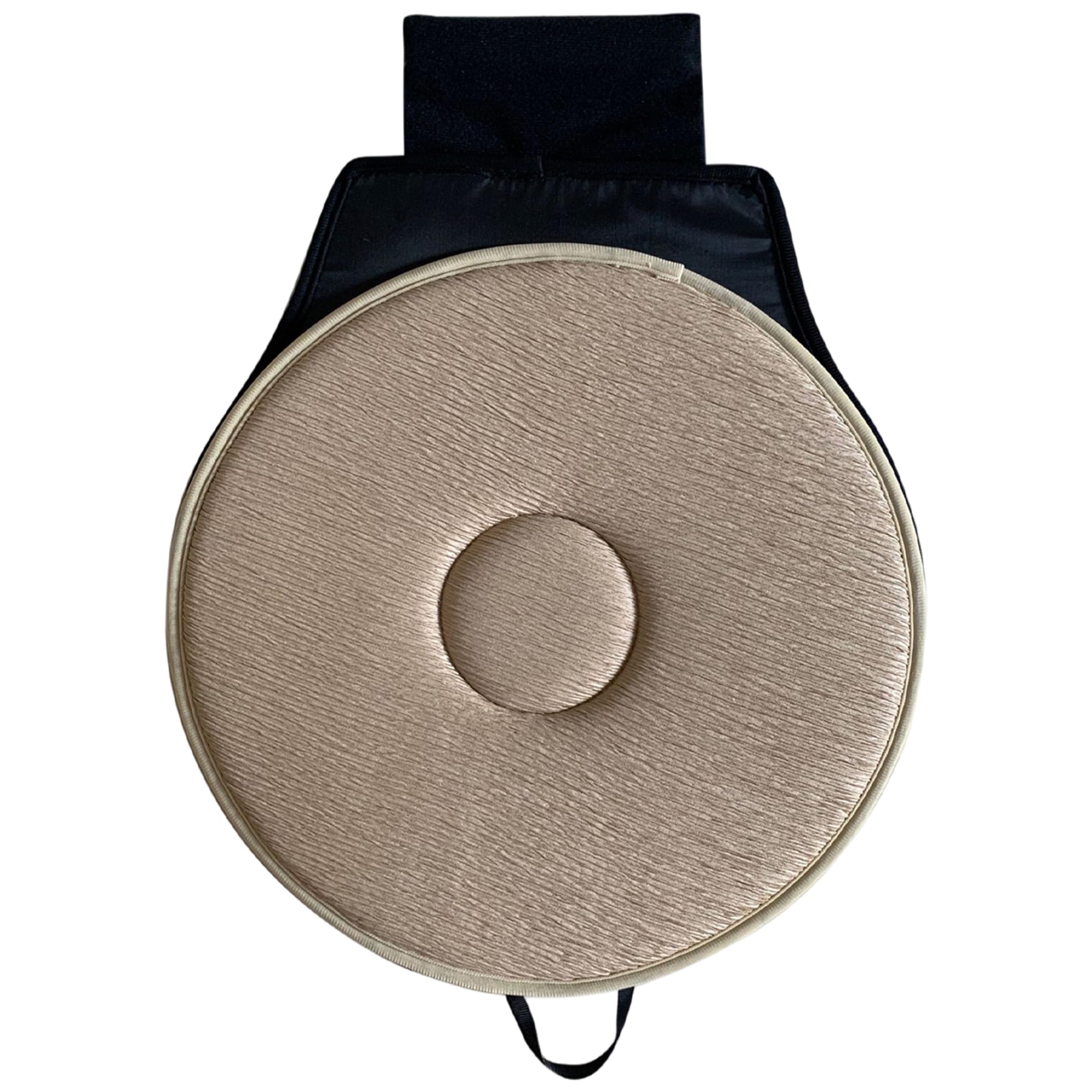 Swivel Seat for Car - Smooth Rotation Seat Cushion Swivel Cushion for Elderly Pregnant Woman Office, Beige
