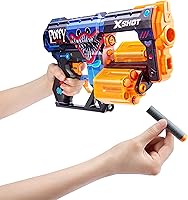 Vista 4 de XSHOT Skins Dread Poppy Playtime - Jumpscare (12 dardos) de ZURU, embalaje sin frustraciones, recarga fácil, tecnología de dardos de bolsillo